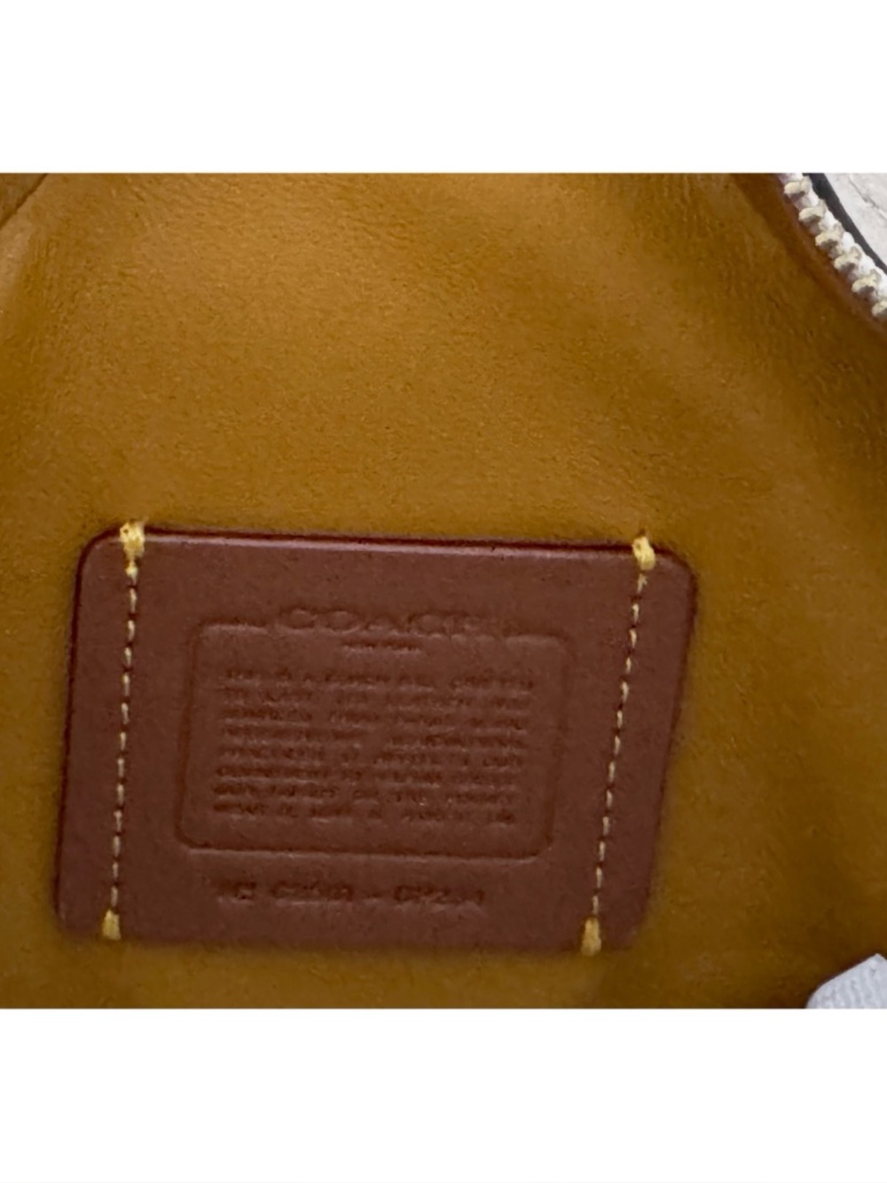 COACH STAR Shape Crossbody Bag, Brass/Chalk White - Picture 6 of 9